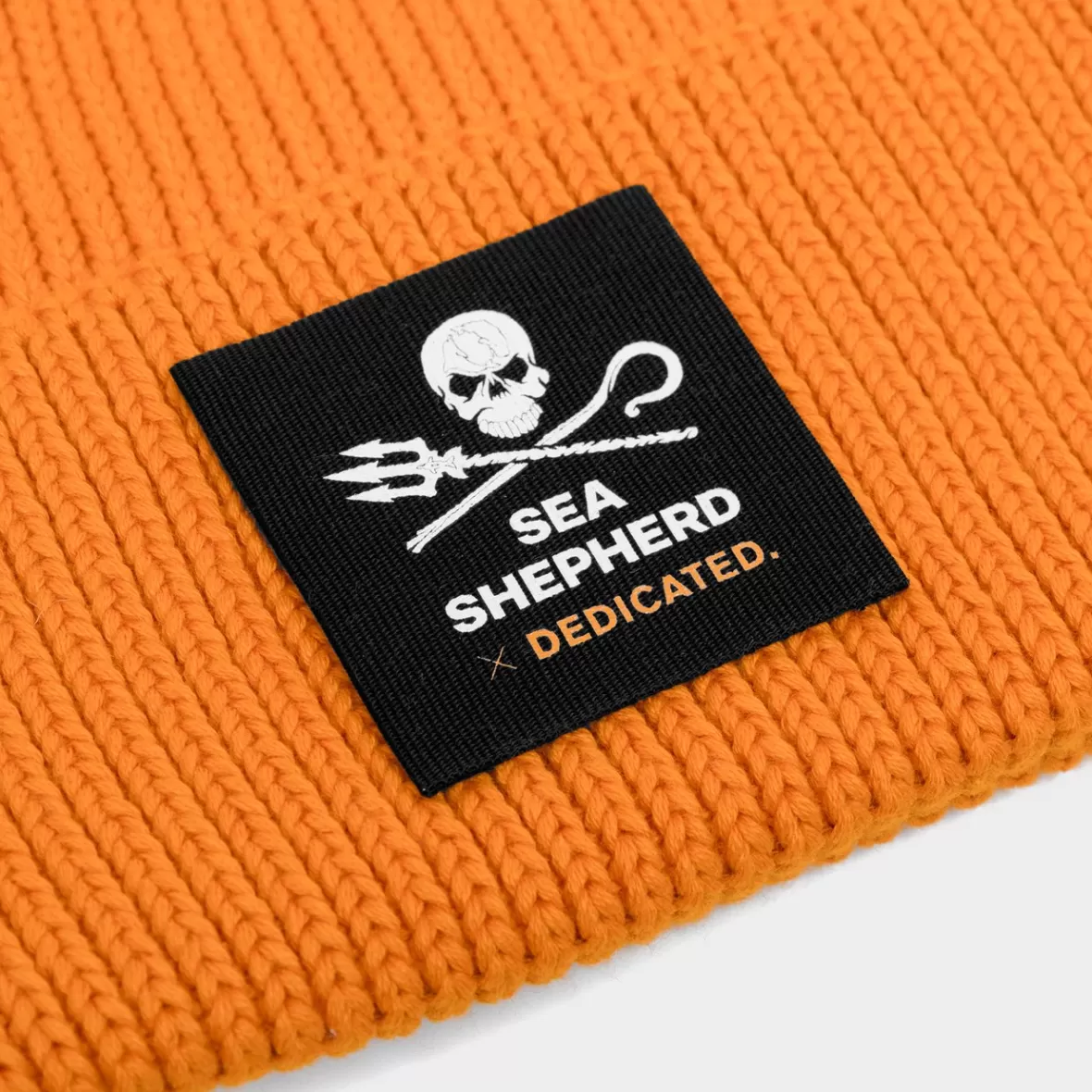 Beanies | DEDICATED Beanie Hemavan Jolly Patch Safety Orange