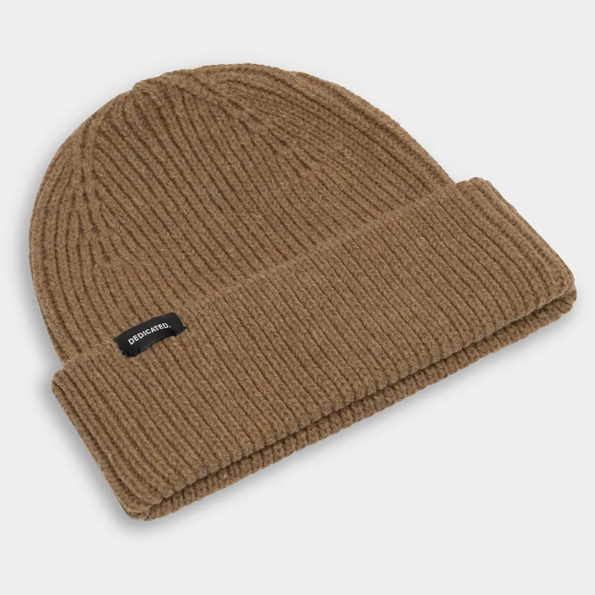 Beanies | DEDICATED Beanie Hemavan Wool Camel Brown