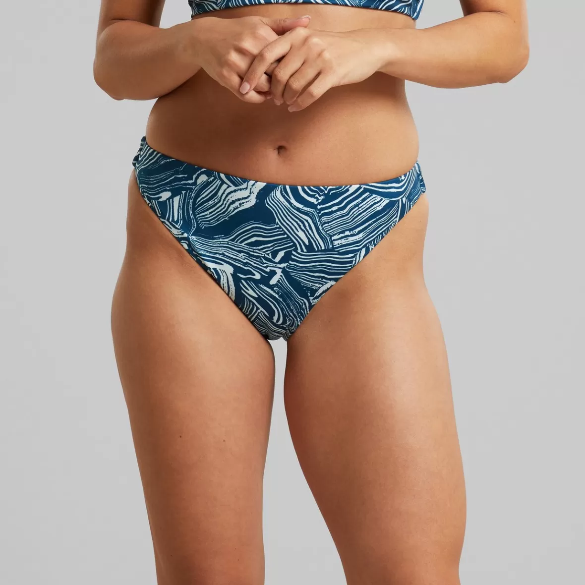 Swimwear | DEDICATED Bikini Bottoms Sanda Clay Swirl Blue