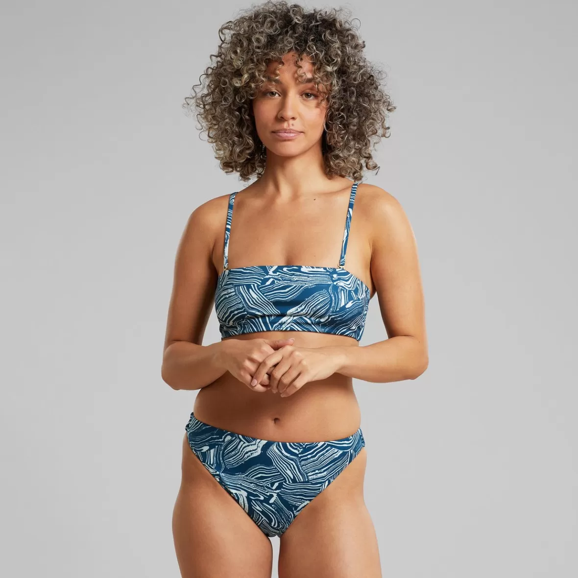 Swimwear | DEDICATED Bikini Bottoms Sanda Clay Swirl Blue