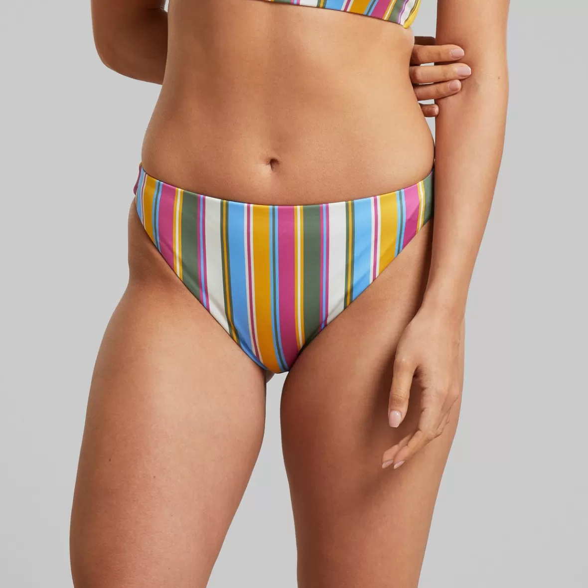 Swimwear | DEDICATED Bikini Bottoms Sanda Club Stripe Multi Color