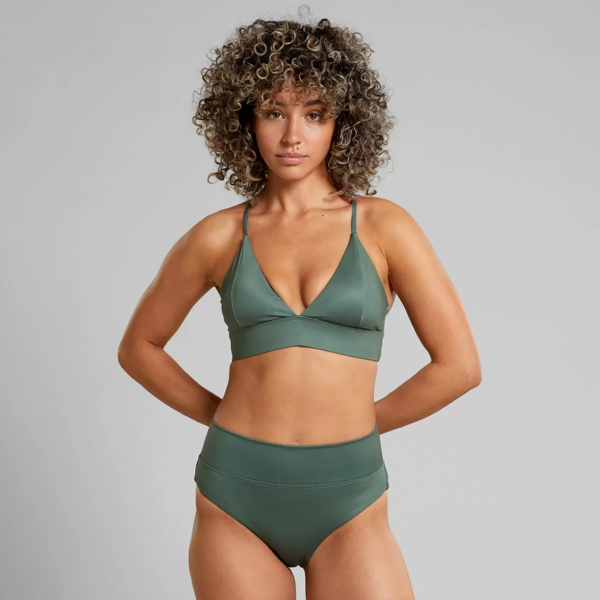 Swimwear | DEDICATED Bikini Pants Slite Leaf Green