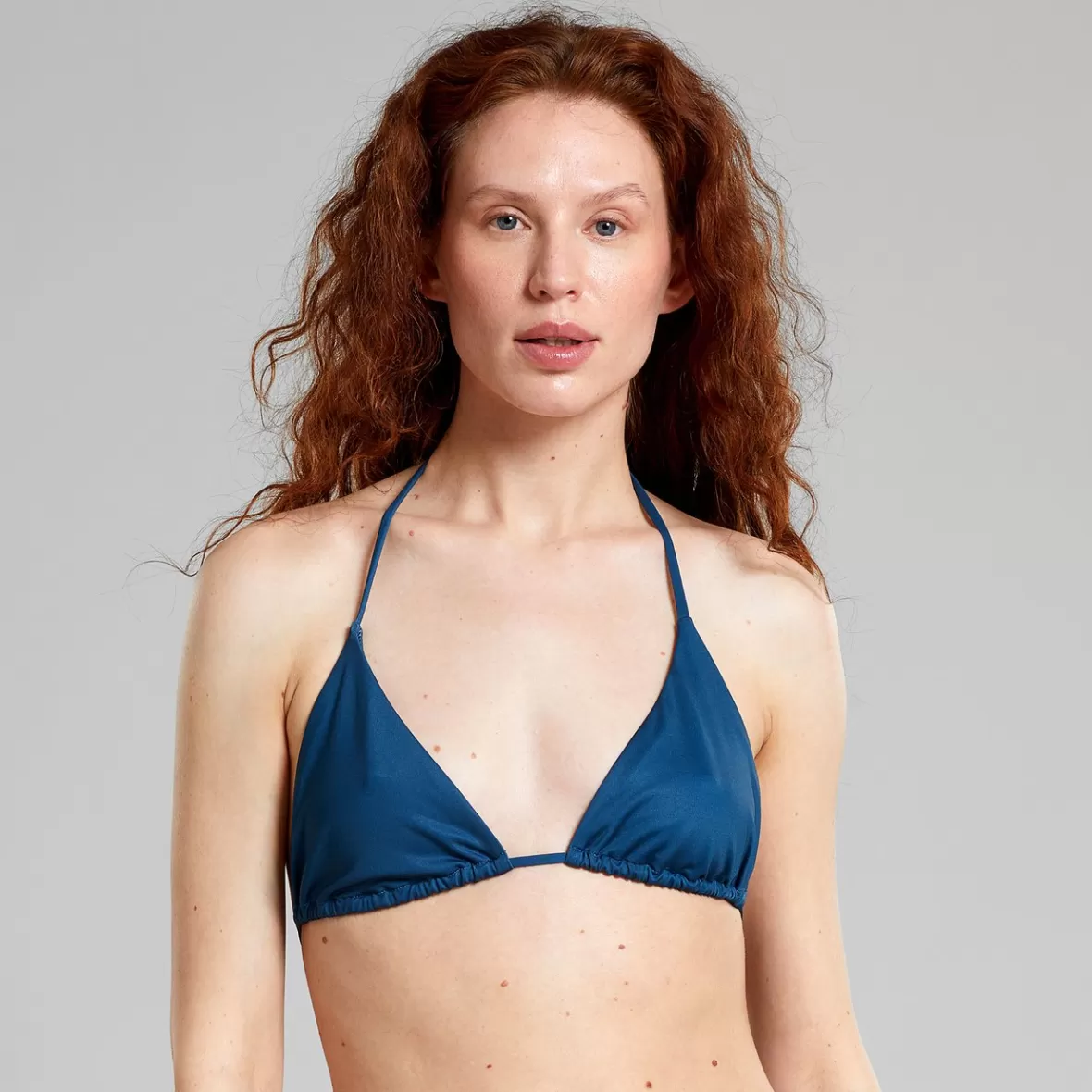 Swimwear | DEDICATED Bikini Top Yxlan Majolica Blue