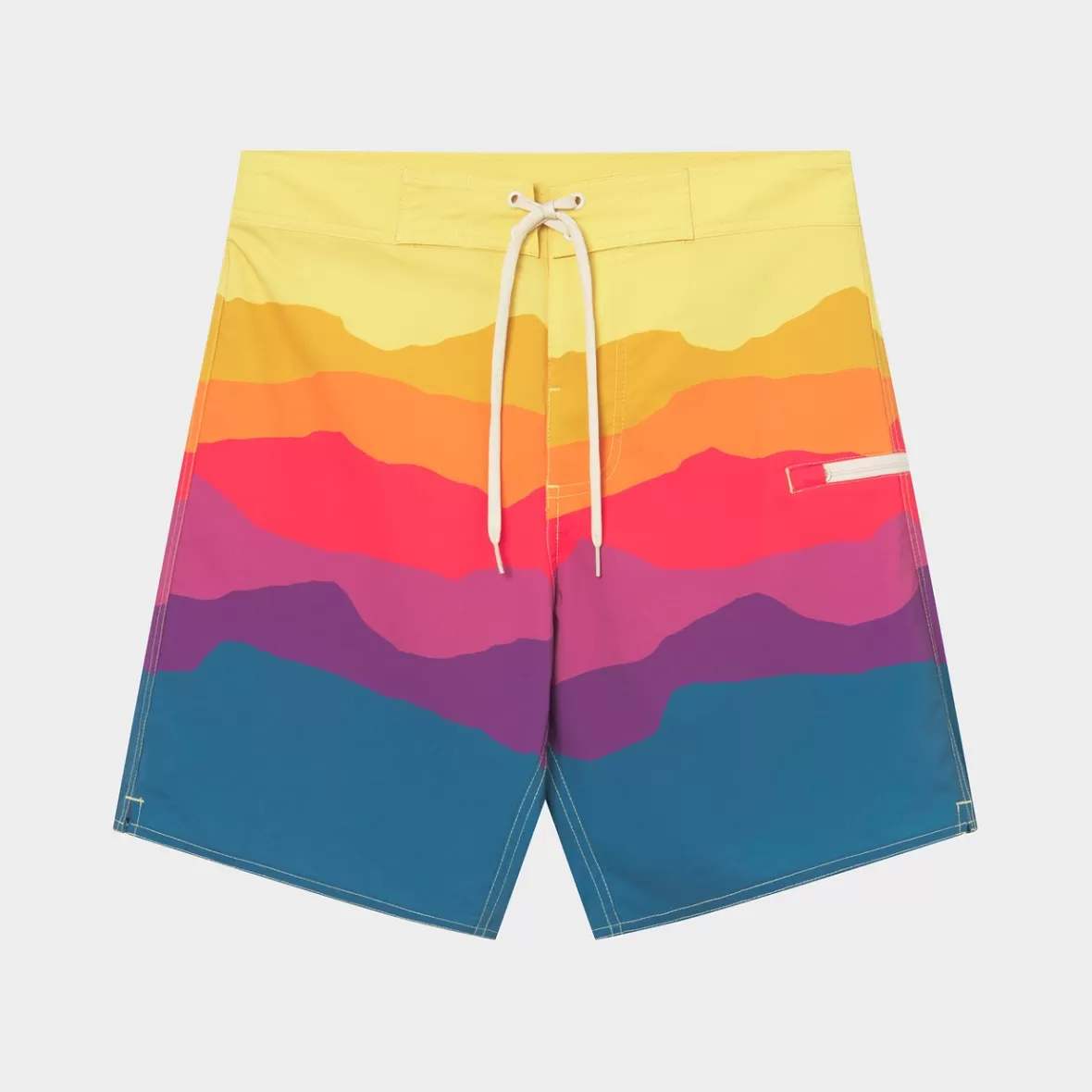 Swimwear | DEDICATED Board Shorts Toroe Sunset Lines Multi Color