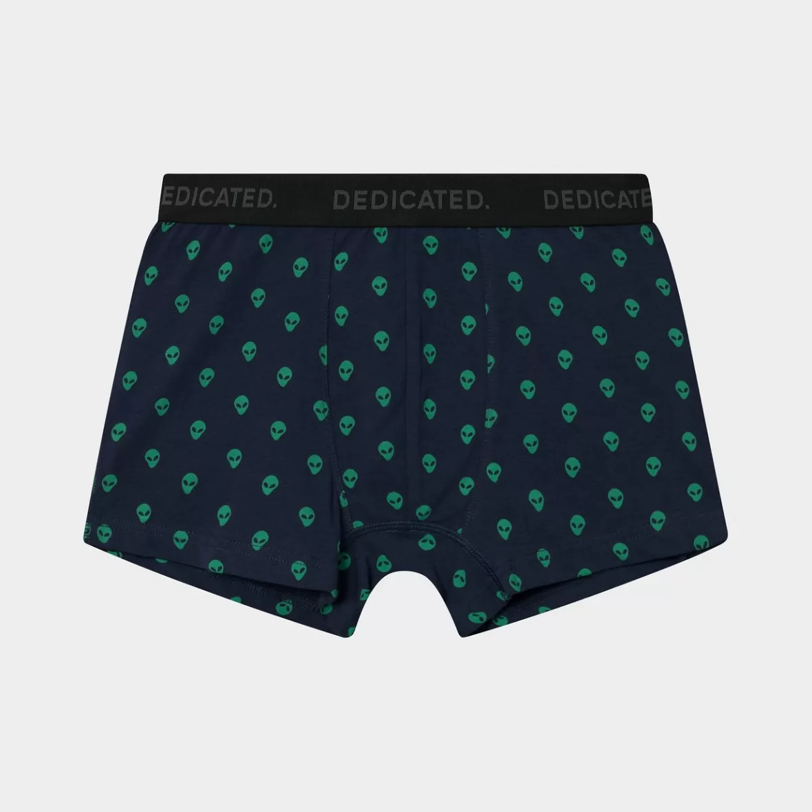 Underwear | DEDICATED Boxer Briefs Kalix Alien Head Navy