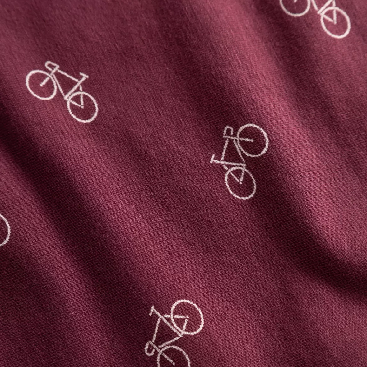 Underwear | DEDICATED Boxer Briefs Kalix Bike Pattern Burgundy