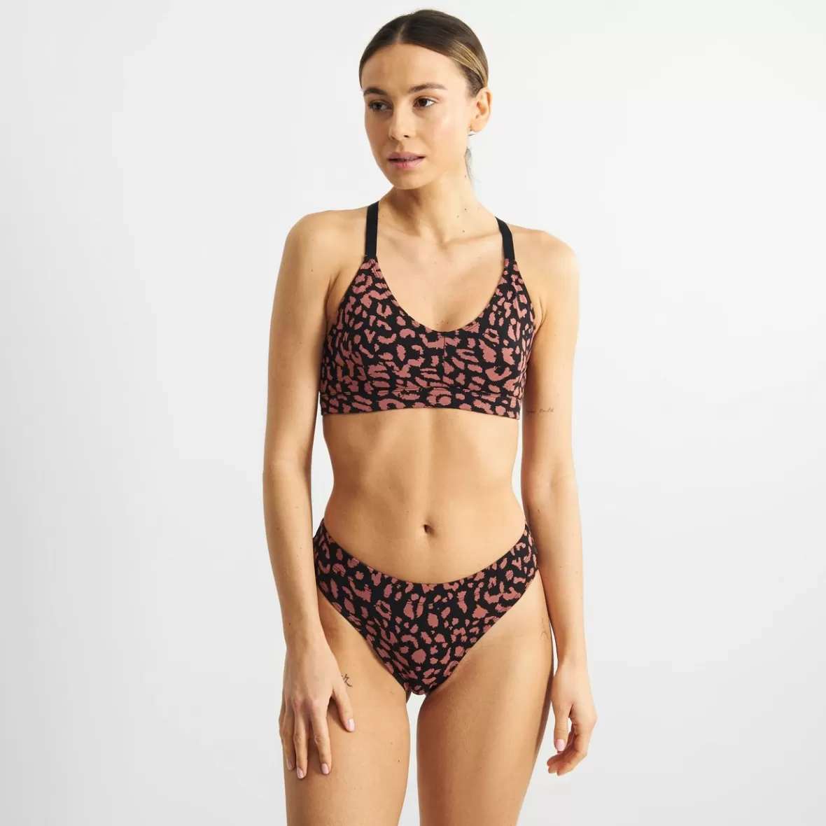 Underwear | DEDICATED Briefs Ramsele Leopard Terracotta Red