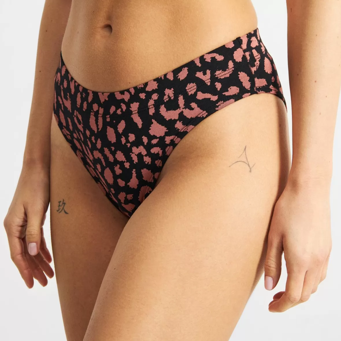 Underwear | DEDICATED Briefs Ramsele Leopard Terracotta Red