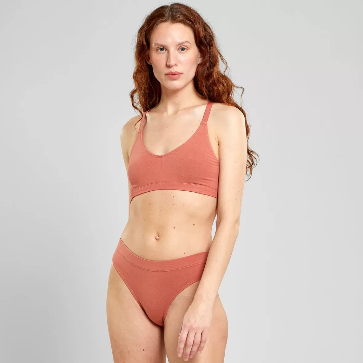 Basics | Underwear | DEDICATED Briefs Ramsele Terracotta Red