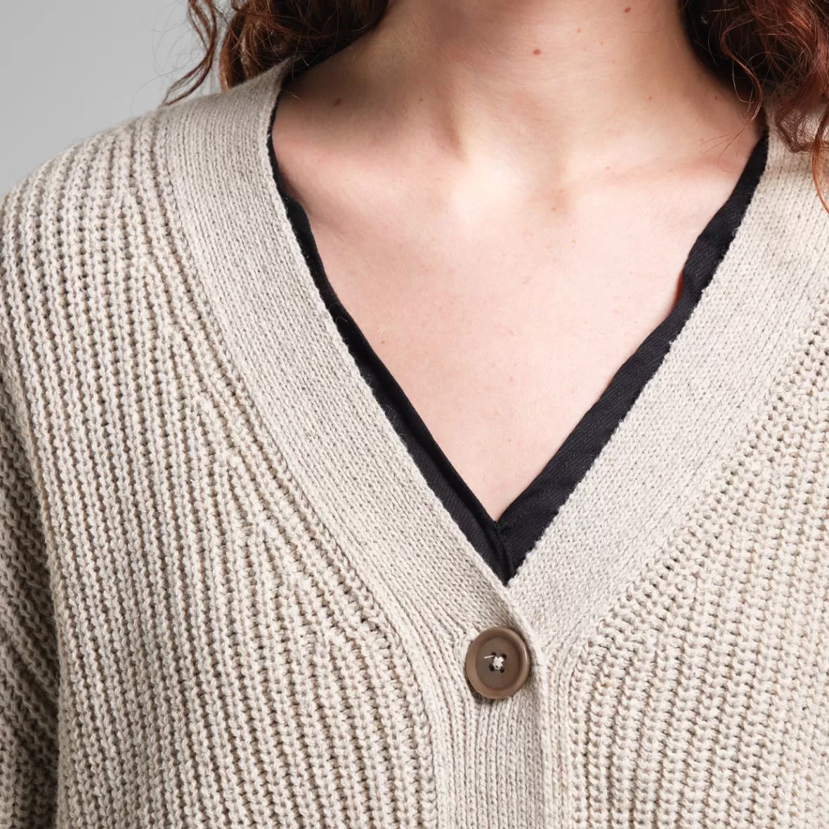 Knitwear | DEDICATED Cardigan Kanan Pearl White