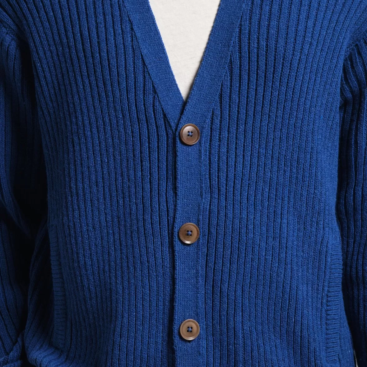 Knitwear | DEDICATED Cardigan Mavas Royal Blue