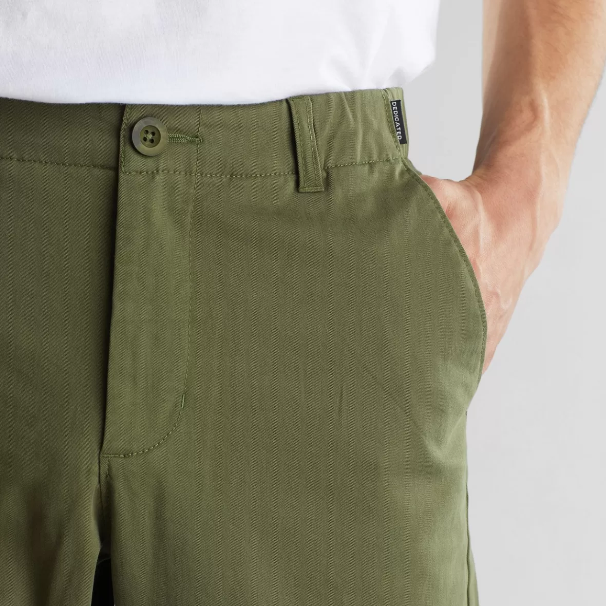 Pants | DEDICATED Chino Pants Sundsvall Leaf Green