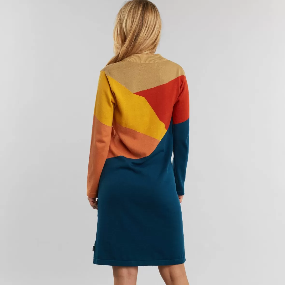 Knitwear | Dresses | DEDICATED Dress Lo Cut Mountain Multi Color