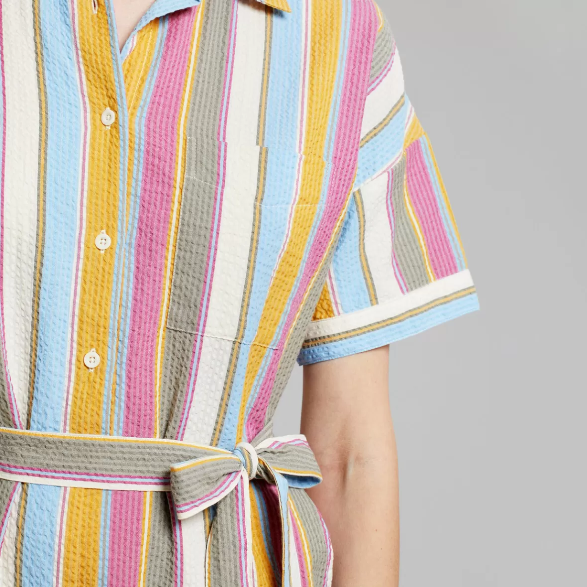 Jumpsuits | DEDICATED Jumpsuit Liljeholmen Club Stripe Multi Color