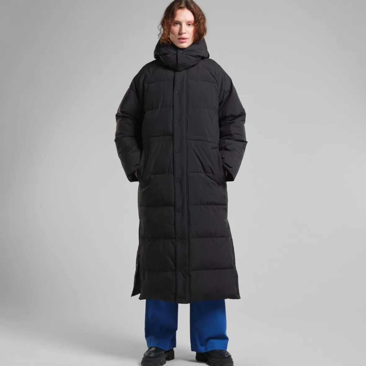 Jackets | DEDICATED Long Puffer Jacket Karmas Black