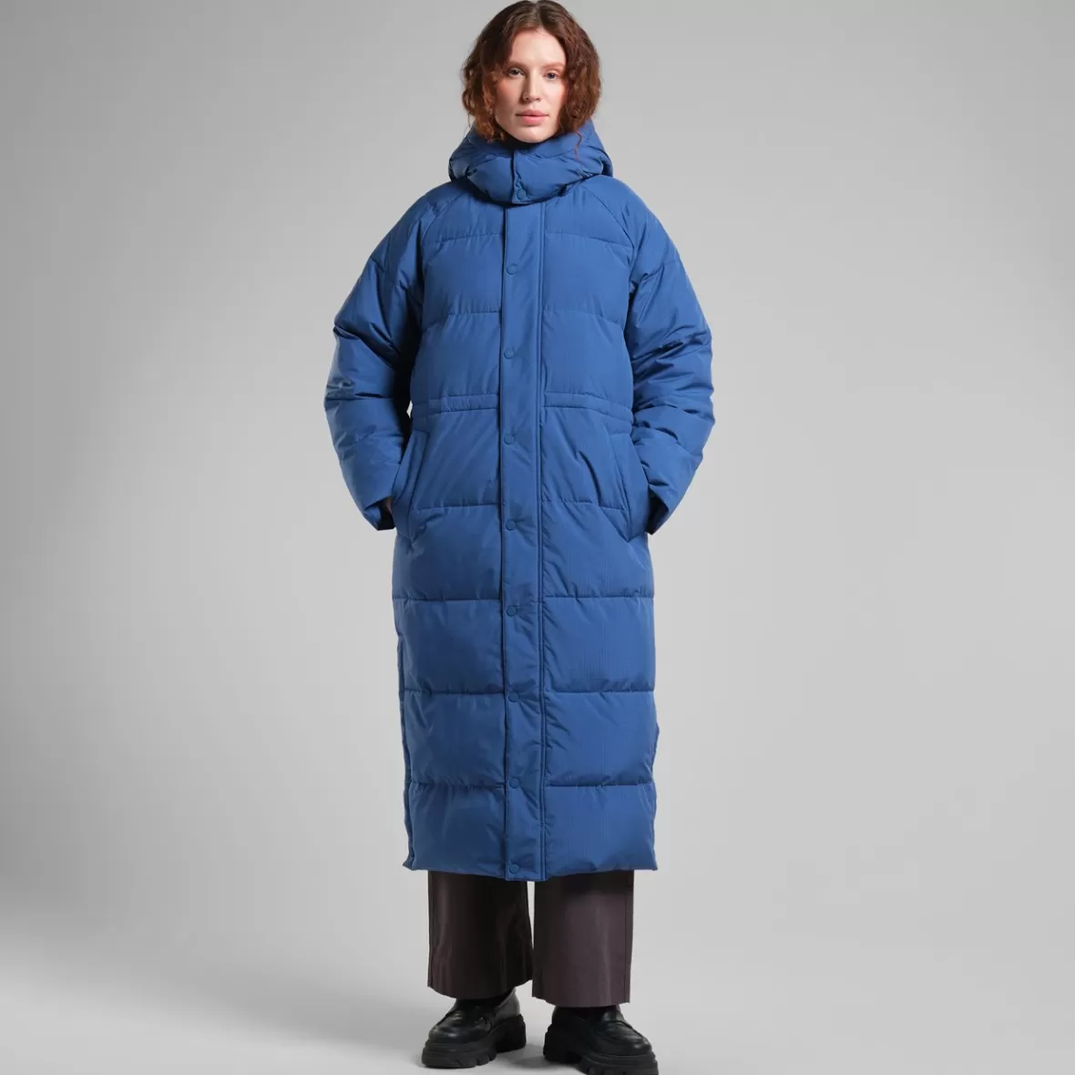 Jackets | DEDICATED Long Puffer Jacket Karmas True Blue