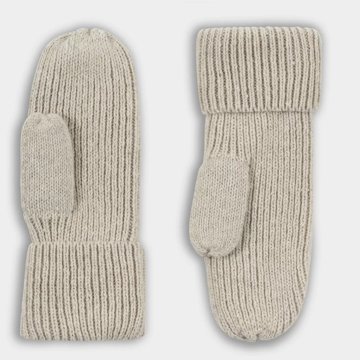 Gloves | DEDICATED Mittens Vantaa Wool Pearl White