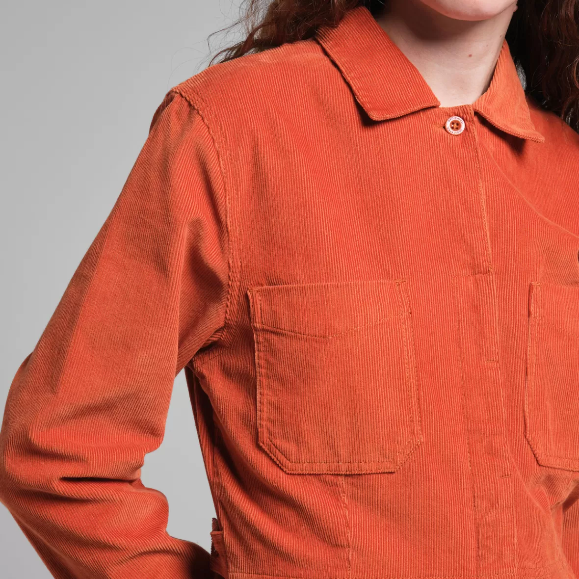 Jumpsuits | DEDICATED Overall Docksta Corduroy Cinnamon Orange