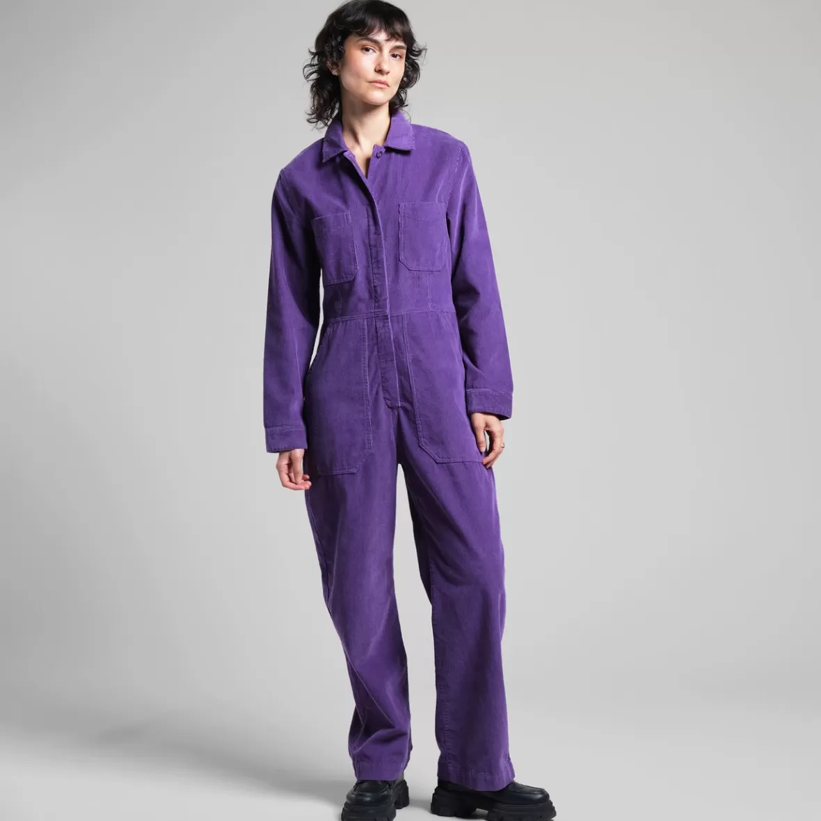 Jumpsuits | DEDICATED Overall Docksta Corduroy Picasso Purple