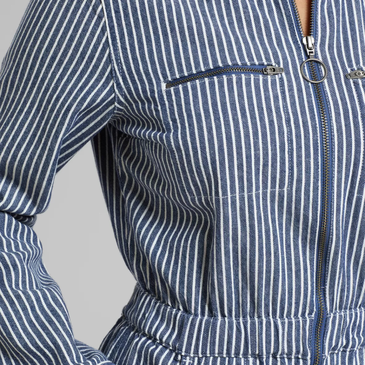 Jumpsuits | DEDICATED Overall Hultsfred Work Stripe Blue