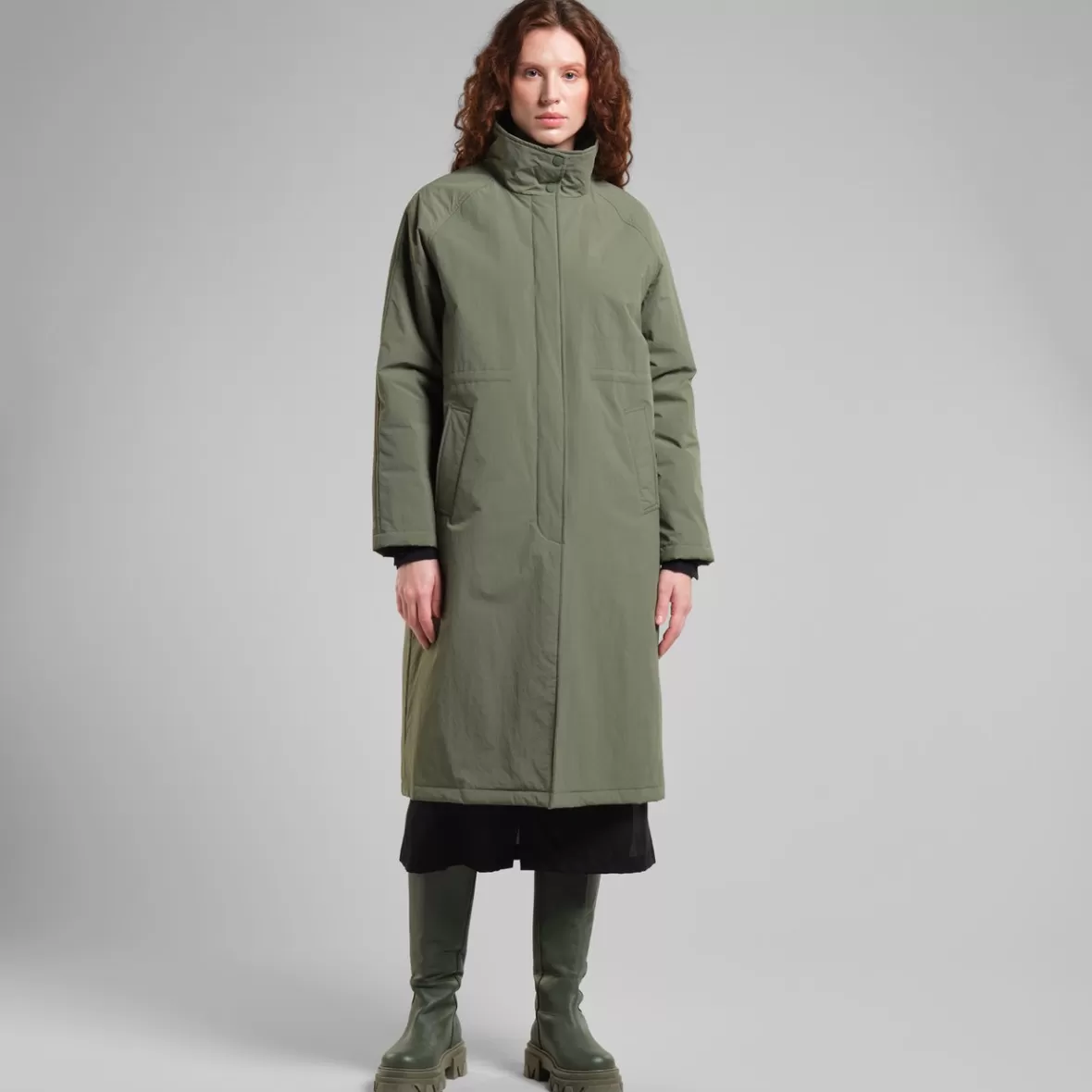 Jackets | DEDICATED Padded Coat Spraglehall Leaf Green