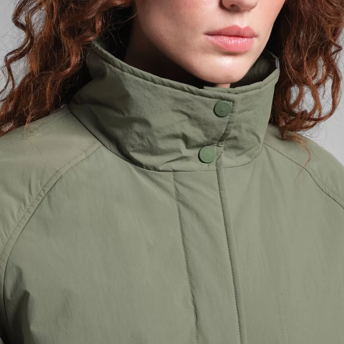 Jackets | DEDICATED Padded Coat Spraglehall Leaf Green