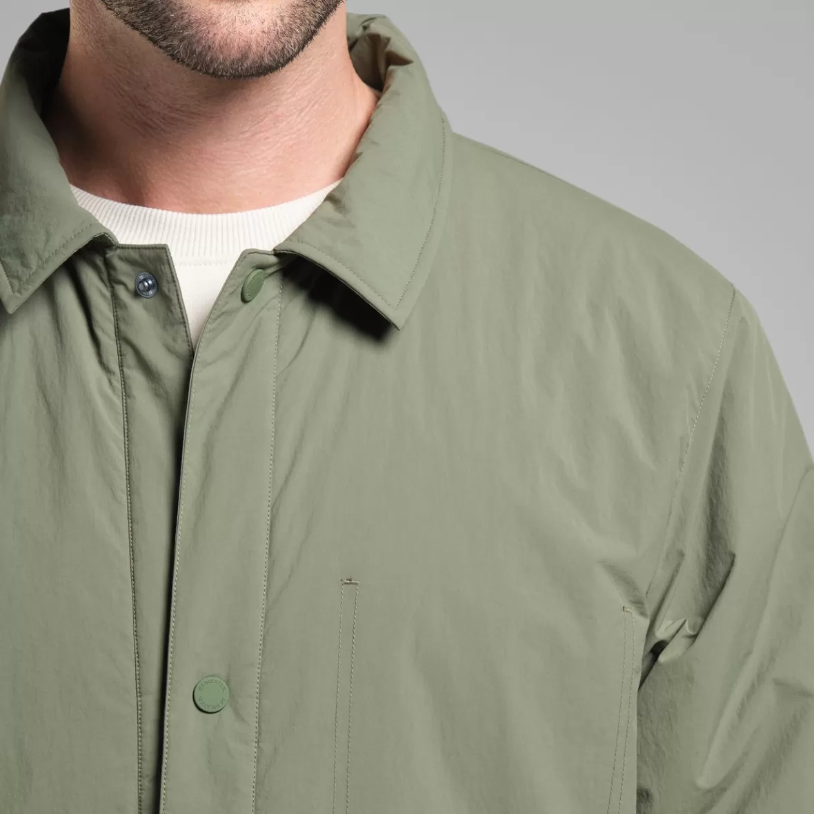 Jackets | DEDICATED Padded Jacket Roskilde Leaf Green