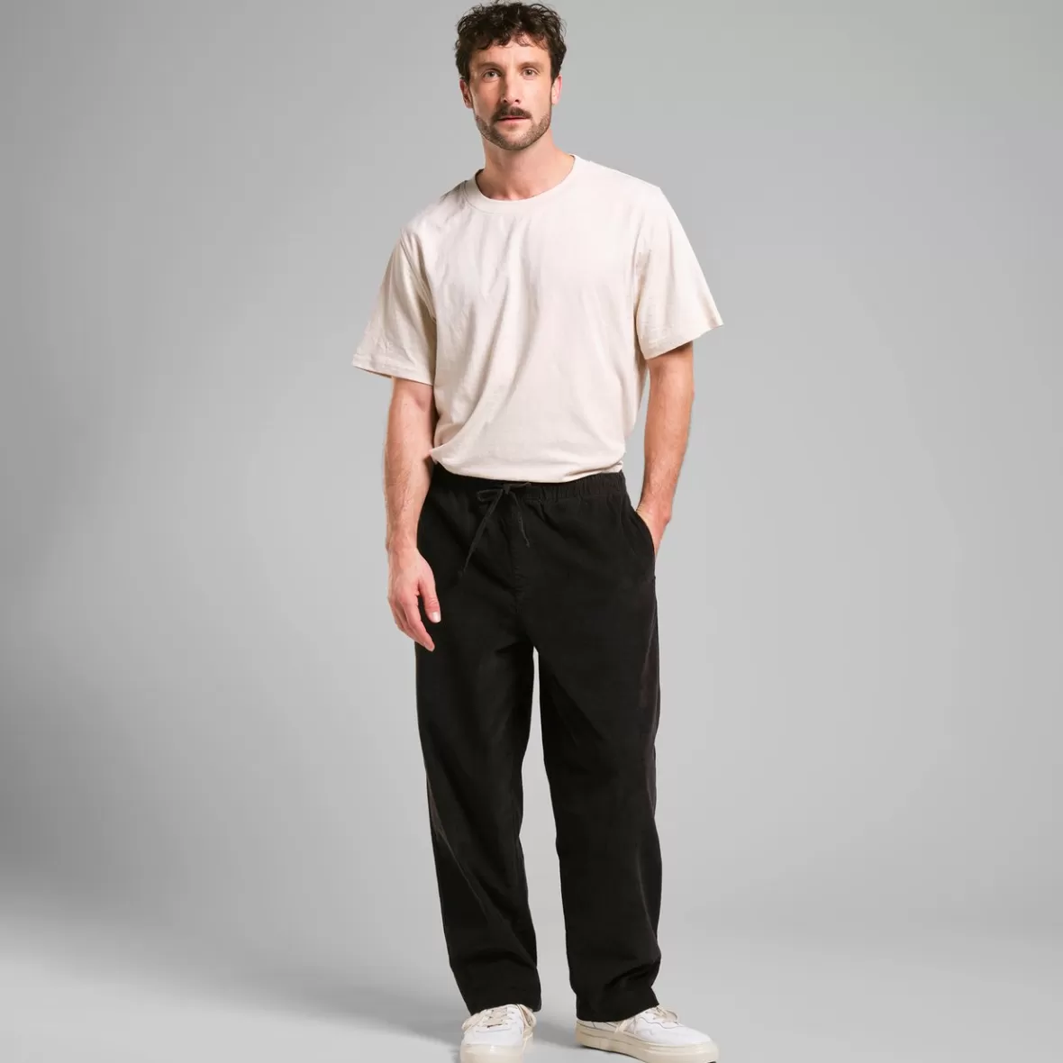 Pants | DEDICATED Pants Klitmoeller Corduroy Black