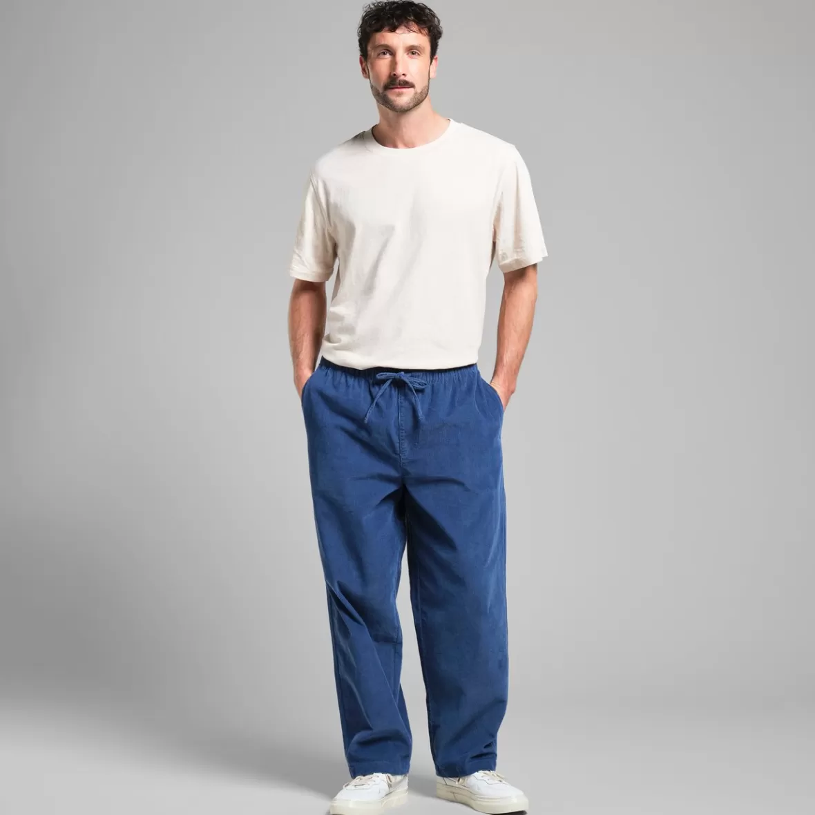 Pants | DEDICATED Pants Klitmoeller Corduroy True Blue