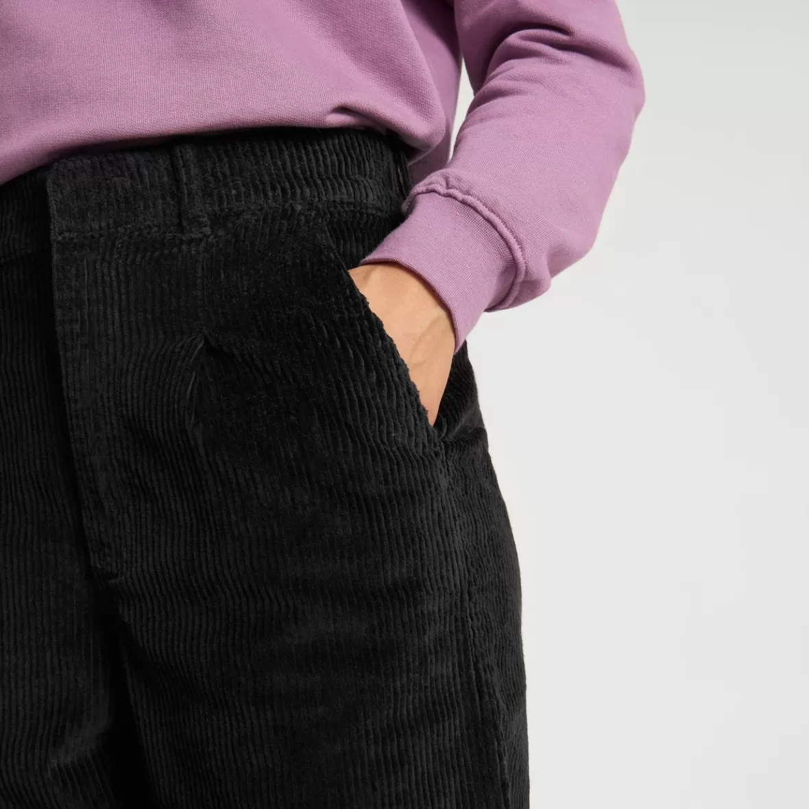 Pants | DEDICATED Pants Uddevalla Corduroy Black