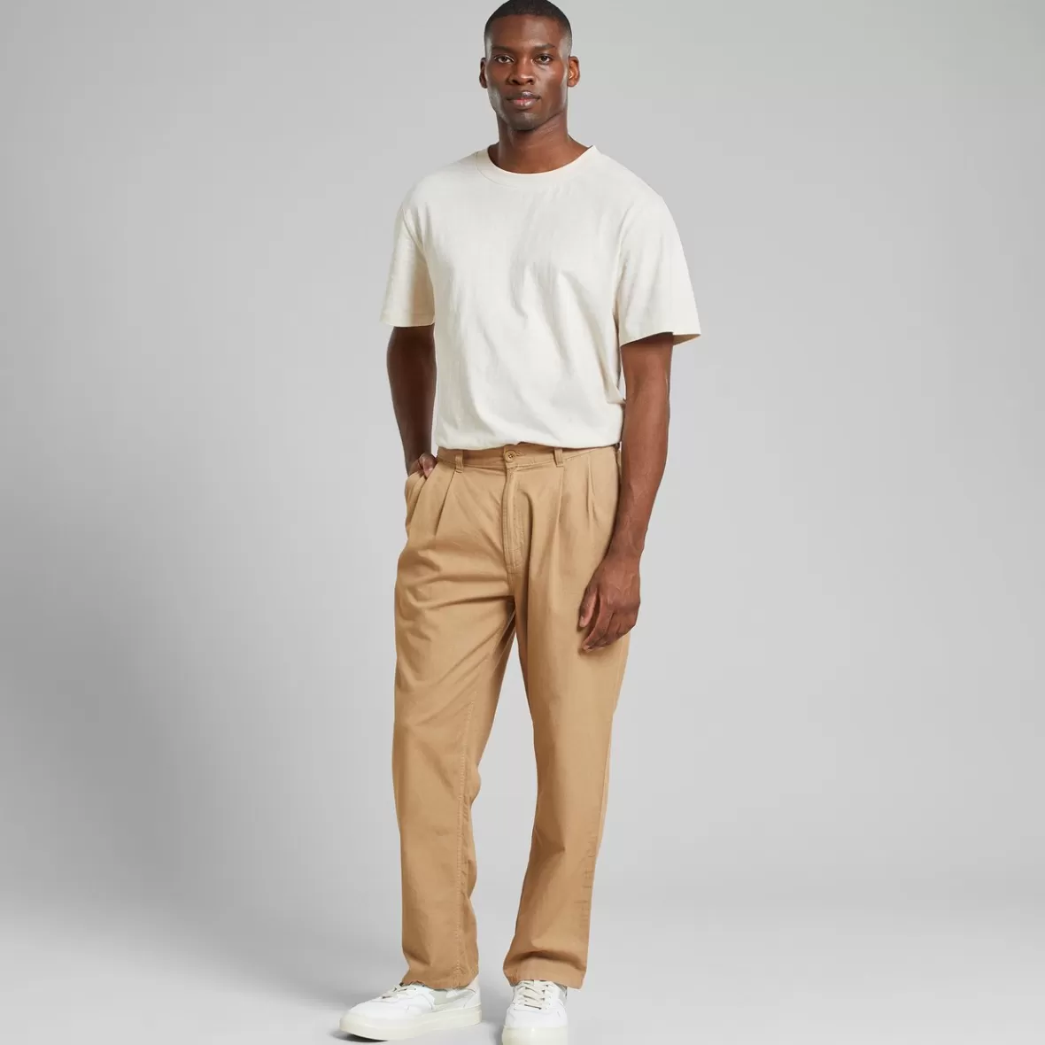 Pants | DEDICATED Pants Vallen Canvas Kelp Beige