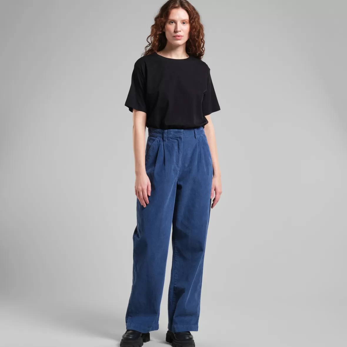 Pants | DEDICATED Pants Vickleby Corduroy True Blue