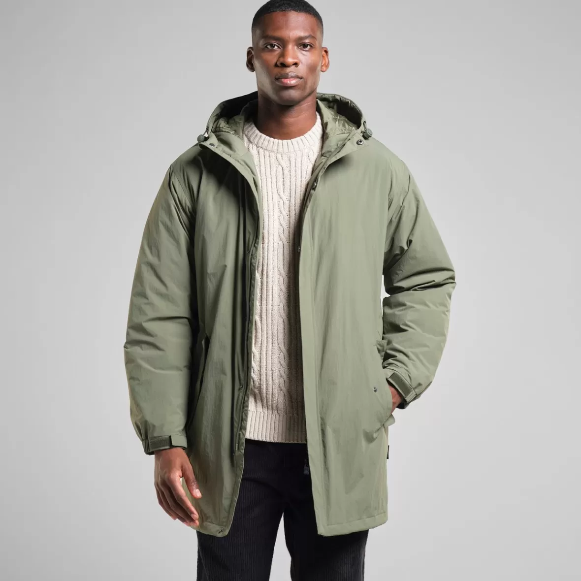 Jackets | DEDICATED Parka Jacket Luvos Leaf Green