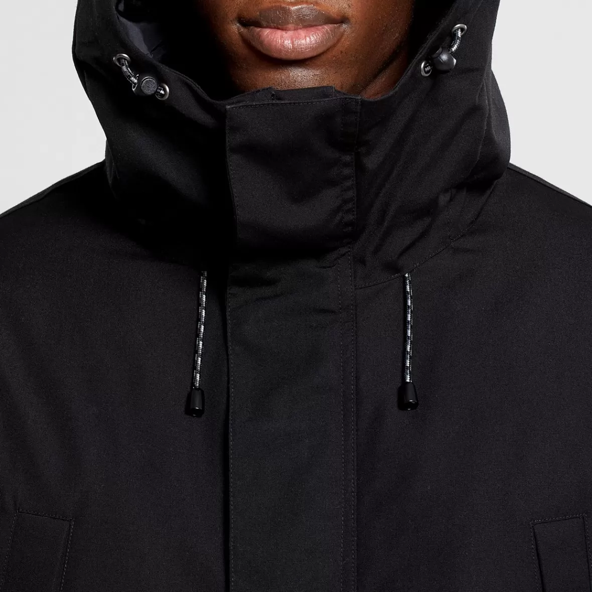 Jackets | DEDICATED Parka Jacket Stavanger Black