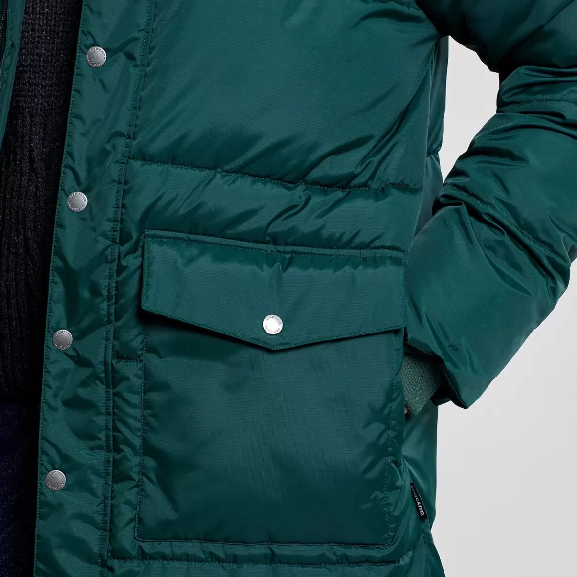 Jackets | DEDICATED Puffer Jacket Haparanda Dark Green