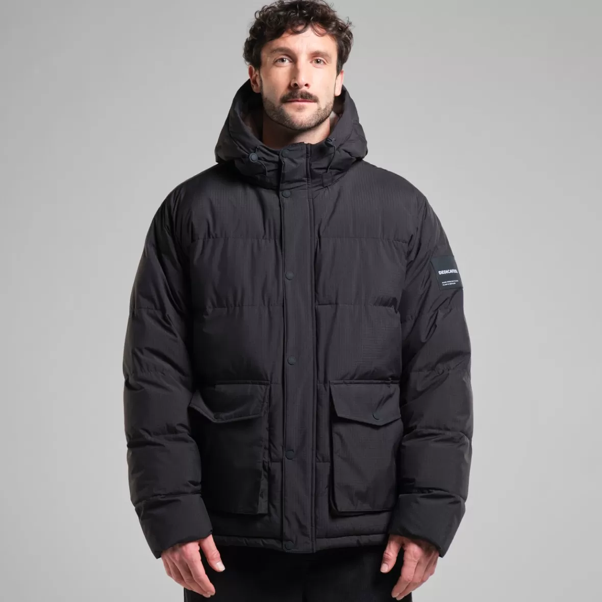 Jackets | DEDICATED Puffer Jacket Vasa Black