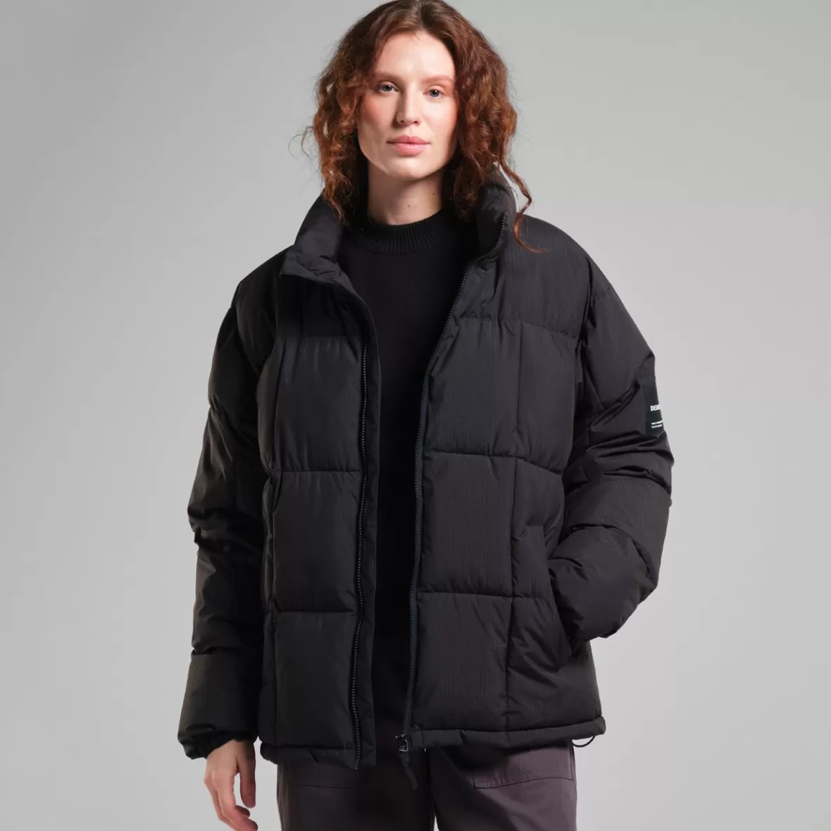 Jackets | Jackets | DEDICATED Puffer Sorsele Square Quilt Black