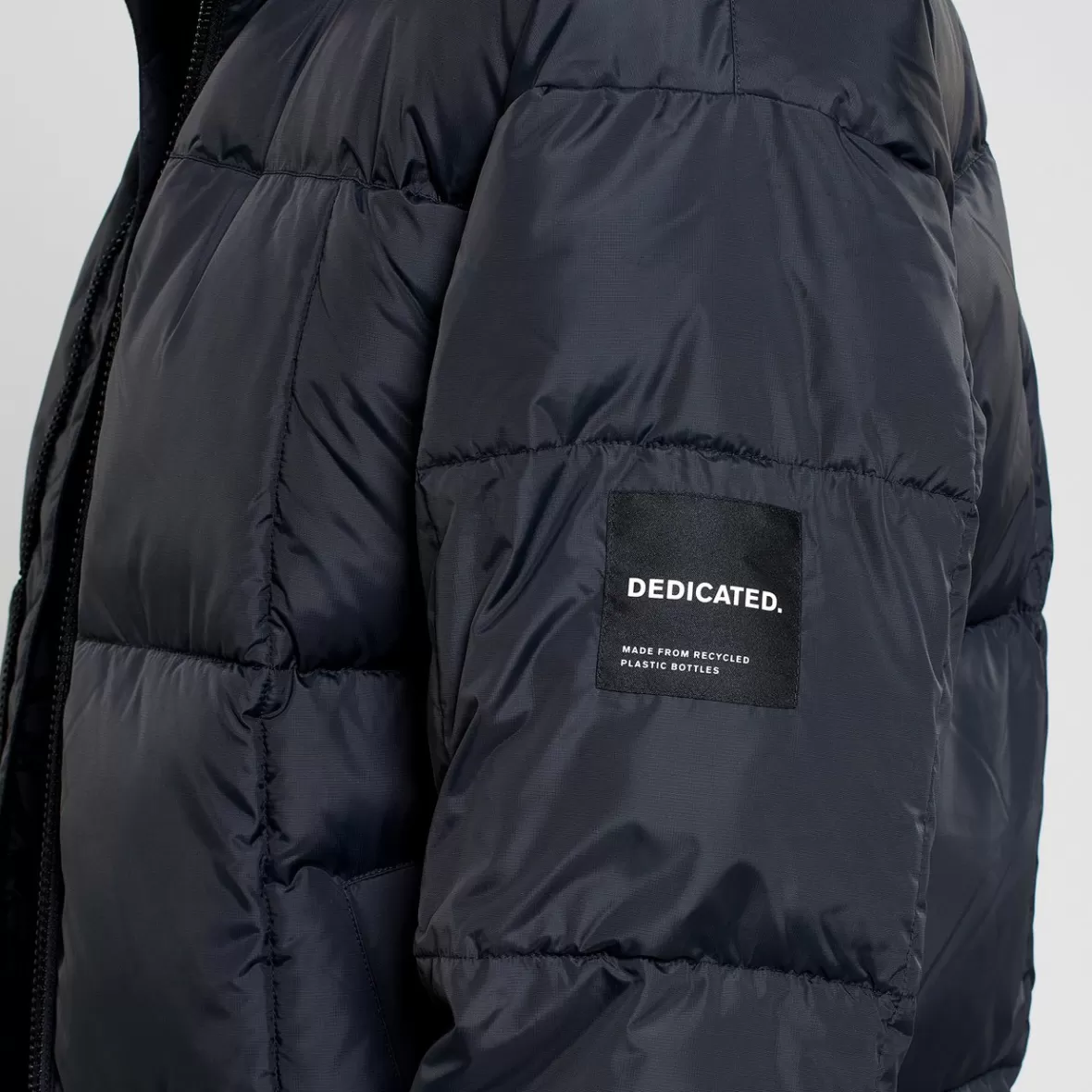 Jackets | Jackets | DEDICATED Puffer Sorsele Square Quilt Black