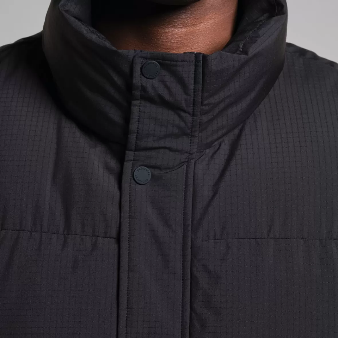 Jackets | DEDICATED Puffer Vest Bergen Black