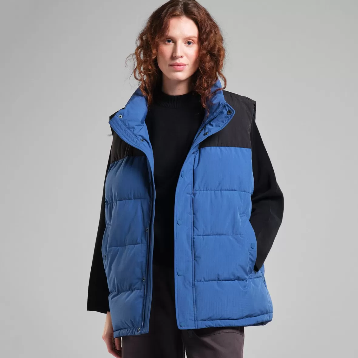 Jackets | Jackets | DEDICATED Puffer Vest Bergen True Blue