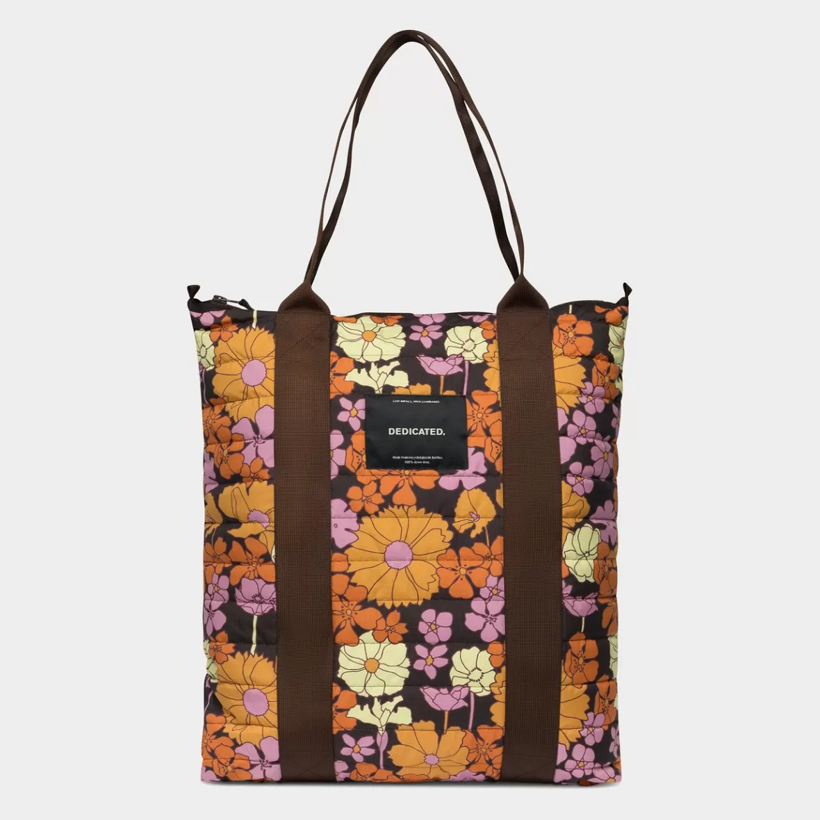 Tote Bags | DEDICATED Quilted Totebag Kastrup Flower Power Multi Color