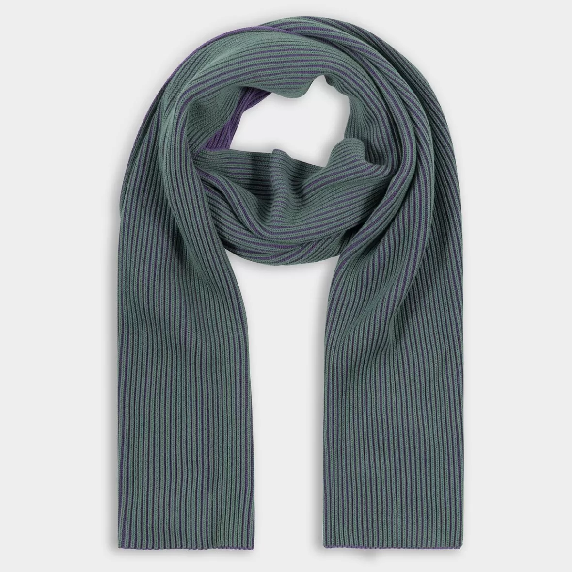 Scarves | DEDICATED Scarf Norrfors Brioche Purple/Green