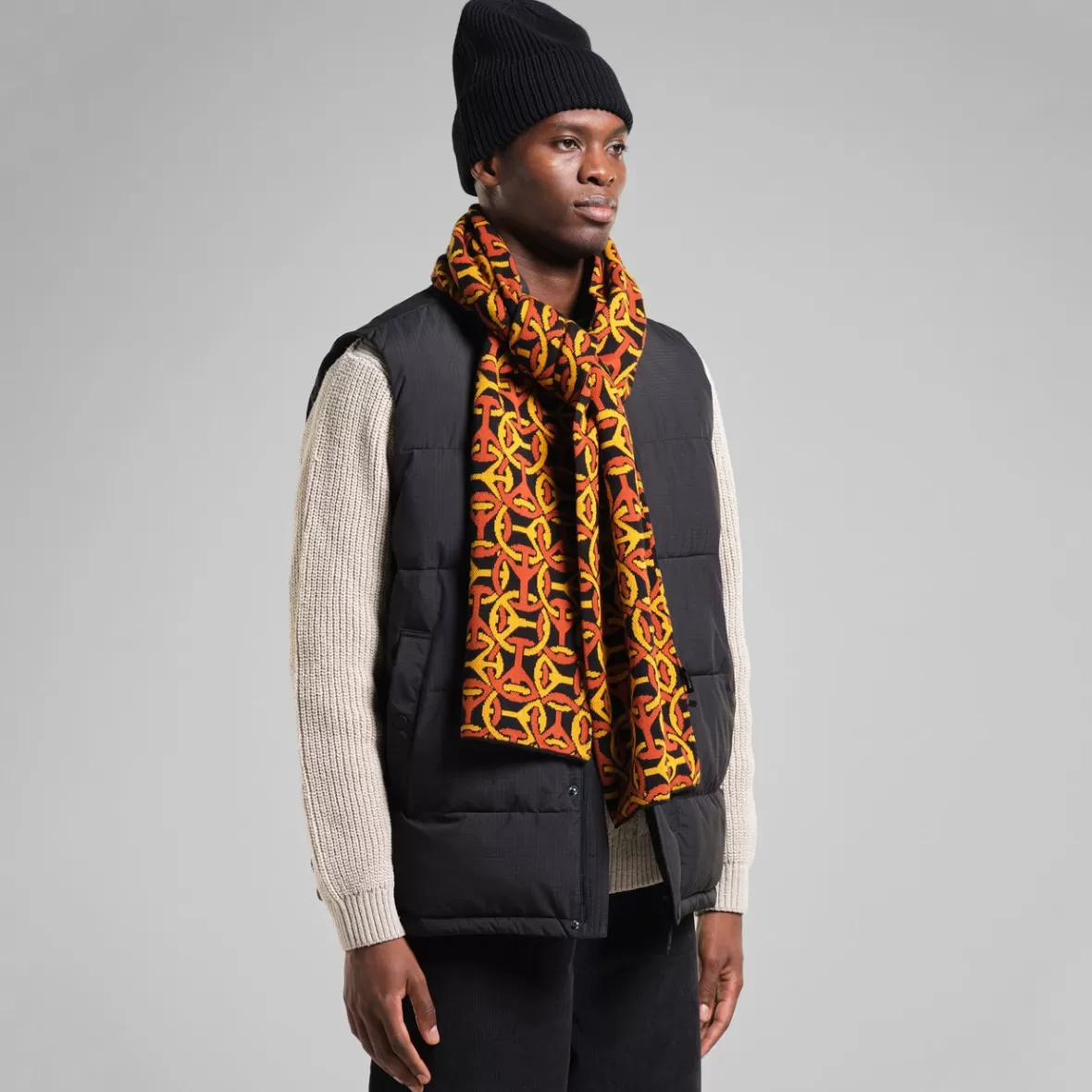 Scarves | DEDICATED Scarf Rossberga Peace Link Multi Color
