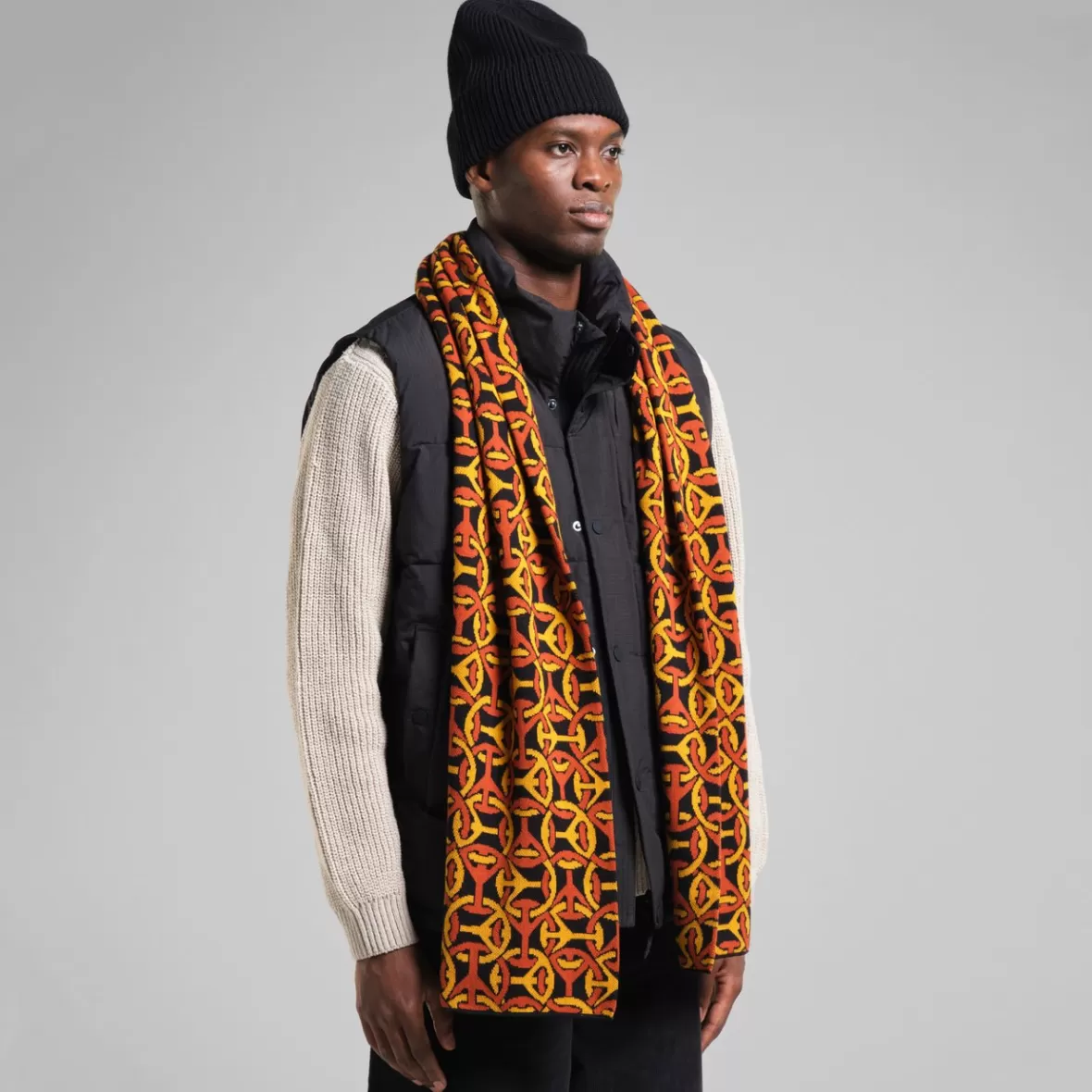 Scarves | DEDICATED Scarf Rossberga Peace Link Multi Color