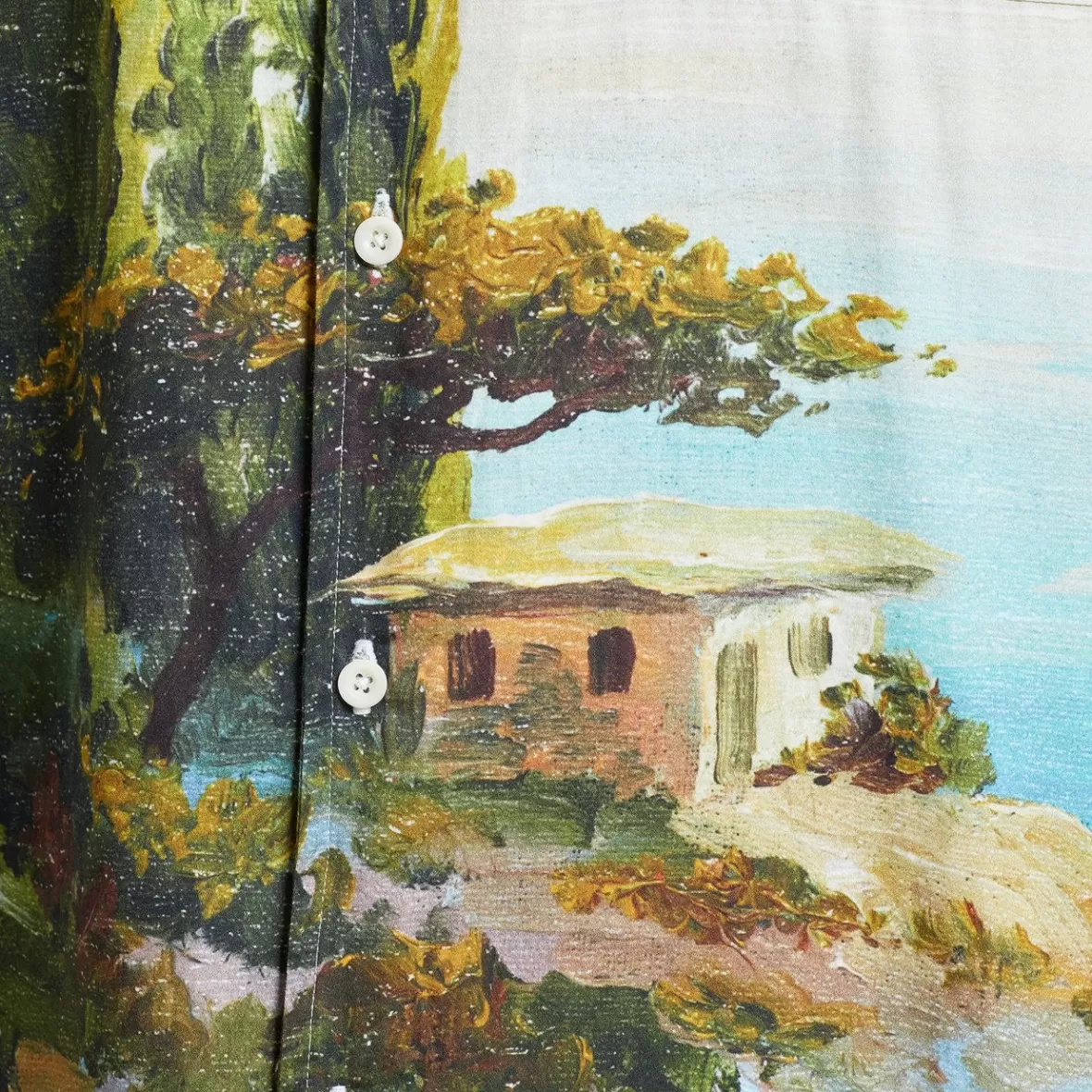 Shirts | DEDICATED Shirt Marstrand Oceanview Multi Color
