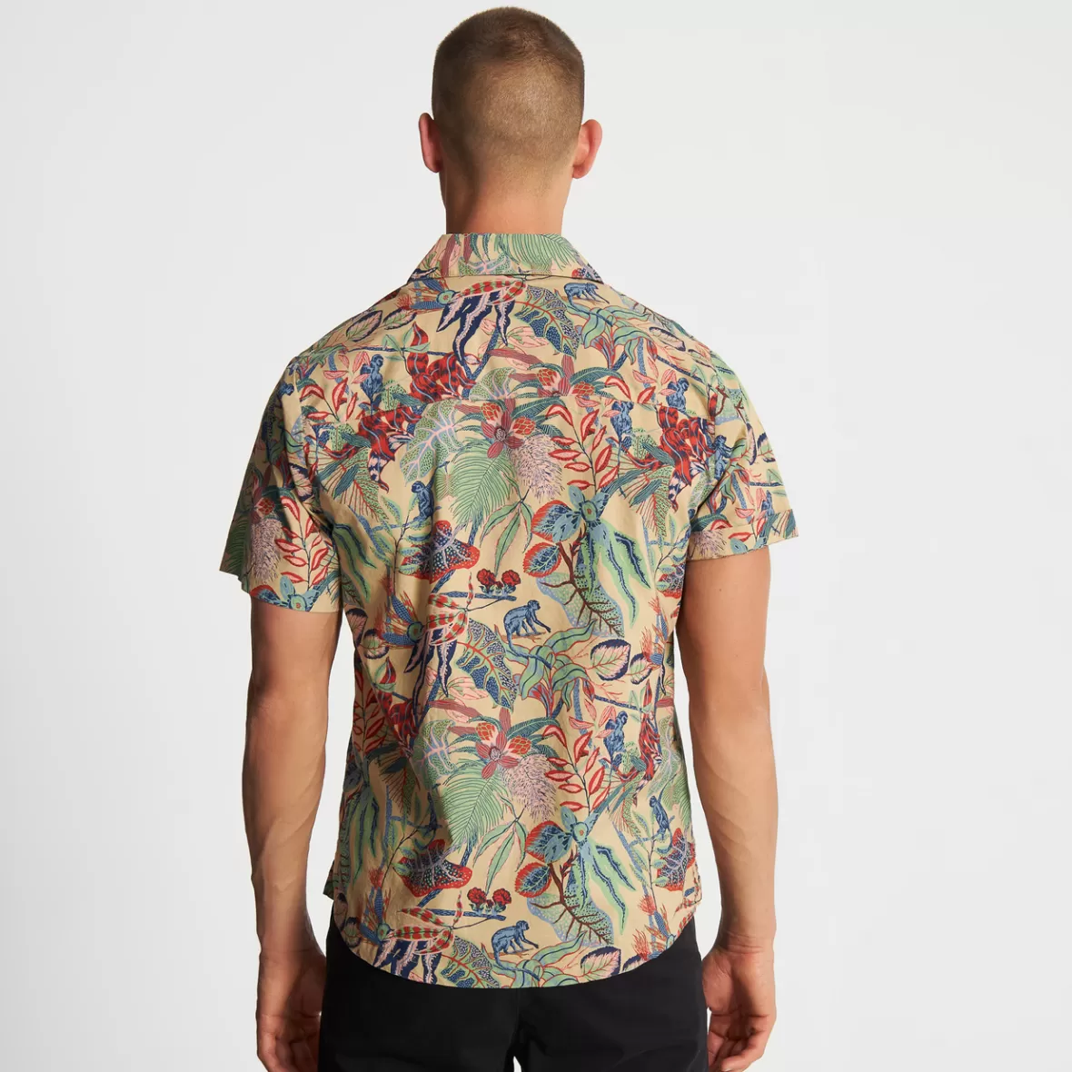 Shirts | DEDICATED Shirt Marstrand Vintage Jungle Multi Color