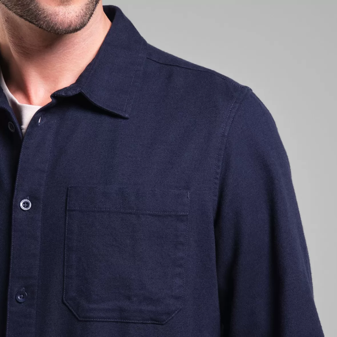 Basics | Shirts | DEDICATED Shirt Rute Flannel Base Navy