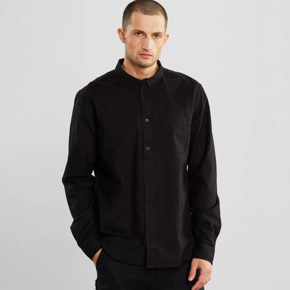 Basics | Shirts | DEDICATED Shirt Varberg Black