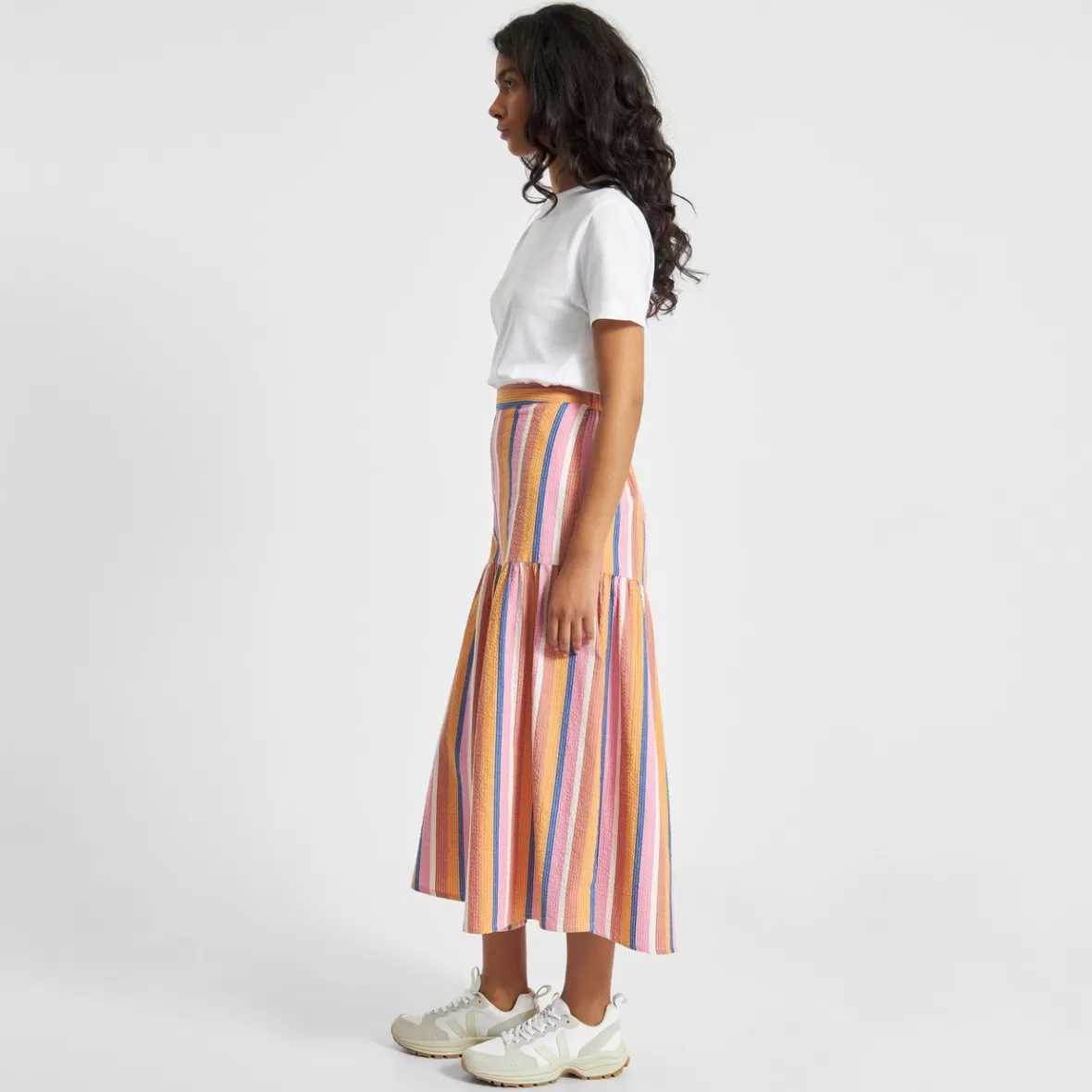 Skirts | DEDICATED Skirt Finnhamn Stripe Multi Color