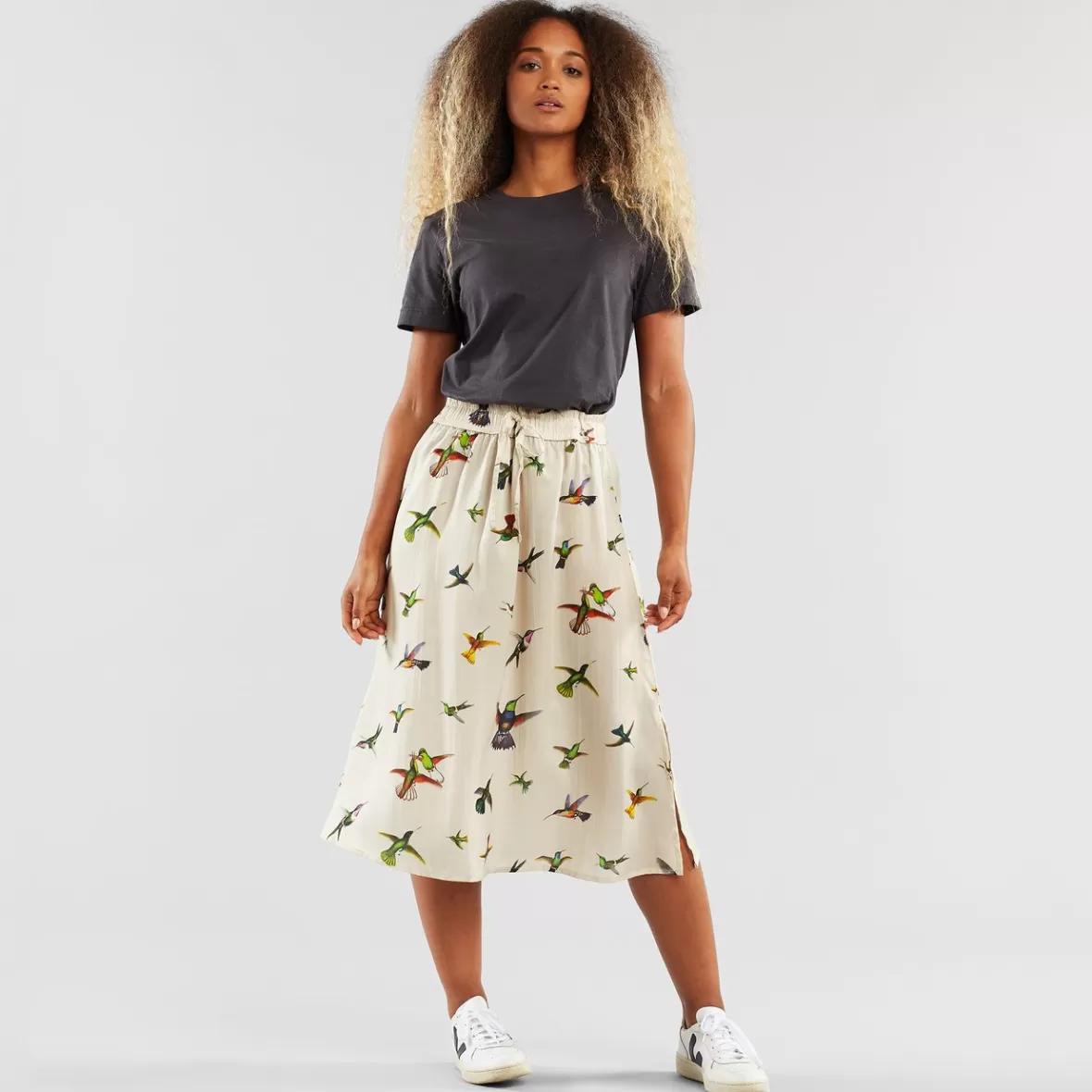 Skirts | DEDICATED Skirt Klippan Flying Hummingbirds Multi Color